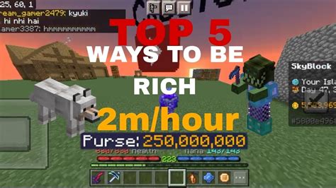 Top 5 Ways To Make Money In Skyblock Craftersmc Skyblock YouTube