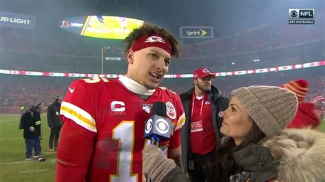 Patrick Mahomes Post Game Interview Divisional Round Chiefs 51 31