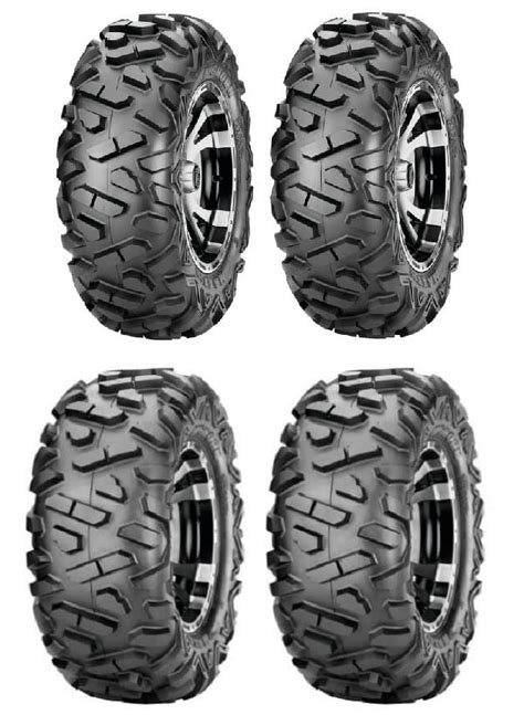 Maxxis BigHorn Radial ATV Tires 25x8 12 And 25x10 12 Full Set