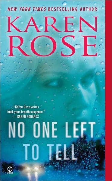 No One Left To Tell By Karen Rose Nook Book Ebook Barnes And Noble®