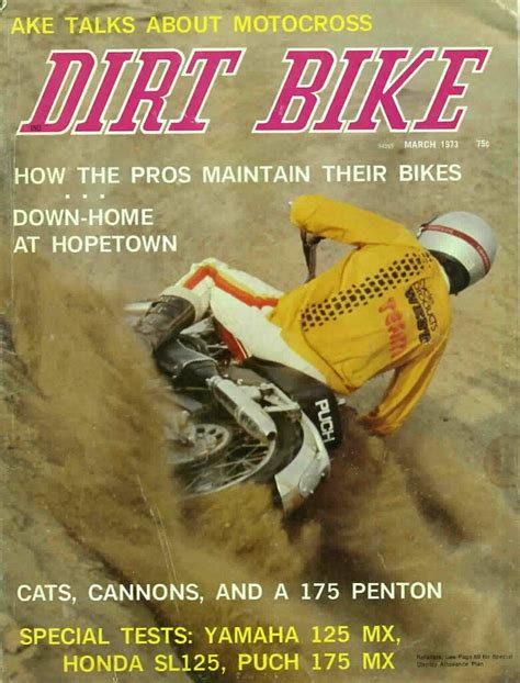 March Dirt Bike Dirt Bike Magazine Tony Blazier Flickr