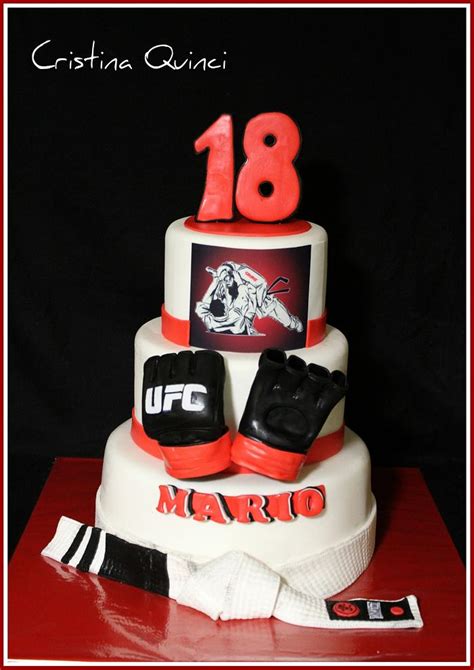 Mma Cake Decorated Cake By Cristina Quinci Cakesdecor