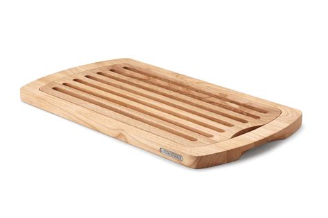 Planche à pain bois d hévéa Continenta avec grille