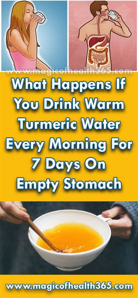 What Happens If You Drink Warm Turmeric Water Every Morning For Days