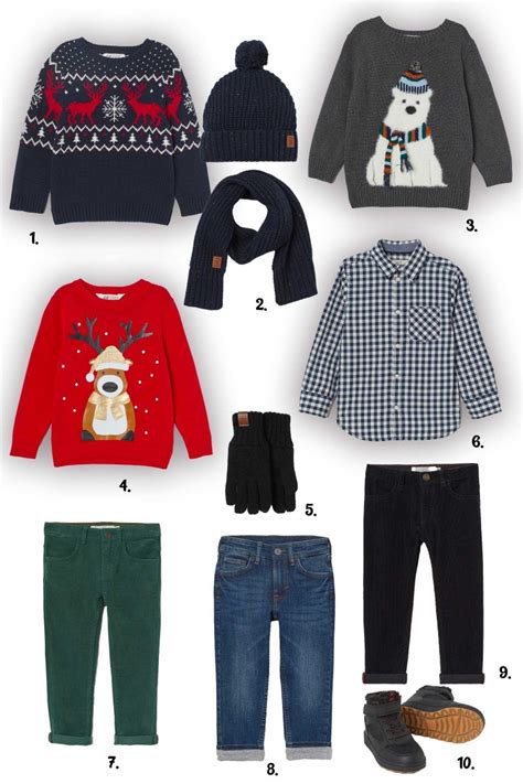 Cute Holiday Outfits For Boys - Double Arrow Designs