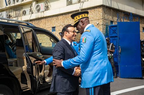 Côte dIvoire le patron dInterpol chez le DG de la police ivoirienne