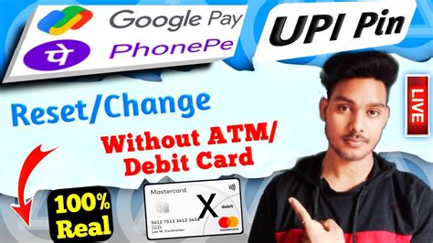 How To Change Upi Pin Without Debit Card Phone Pe Upi Pin Change