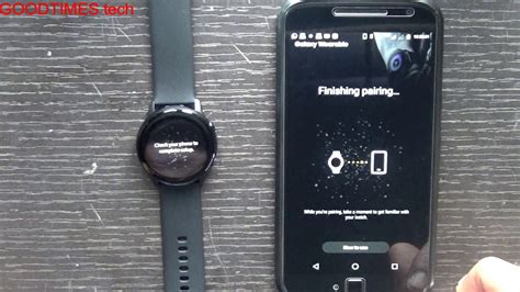 Samsung Galaxy Watch Active How To Pair Initial Setup First Use