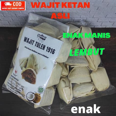 Jual Wajik Ketan Wajit Tulen Gram Asli Cililin Makanan Khas Oleh