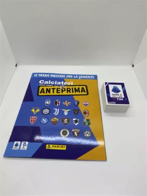 Set Completo Anteprima Calciatori Panini Album Vuoto Tutte Le