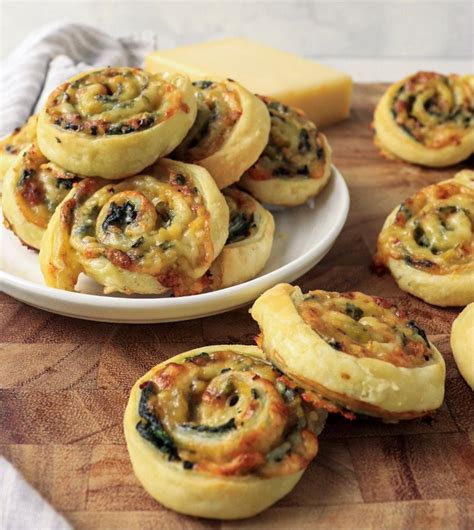 Swiss Chard and Gruyère Puff Pastry Pinwheels Puff Pastry Pinwheels