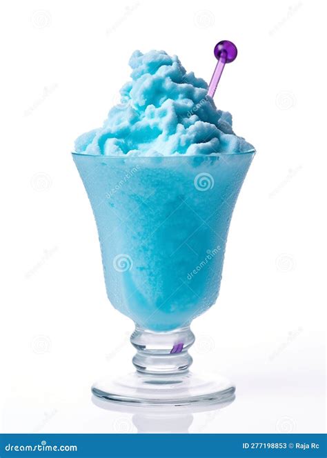 Blue raspberry milkshake stock illustration. Illustration of milkshake ...