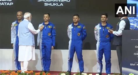 Pm Modi Reveals Names Of Astronauts For India S St Human Spaceflight