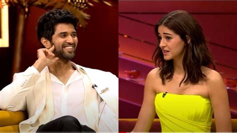 Koffee With Karan S7 Ep 4 Vijay Deverakonda Ananya Panday Talk About Sex Life Dating Watch