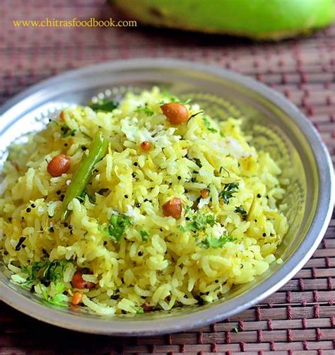 Mavinakayi Chitranna Recipe Raw Mango Rice Recipe Karnataka Style