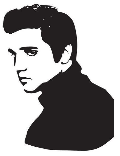 Elvis Presley Svg File Etsy