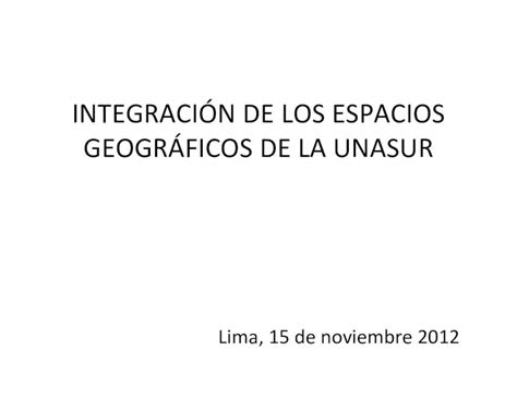 PDF Visión para la integracion de los espacios geograficos de