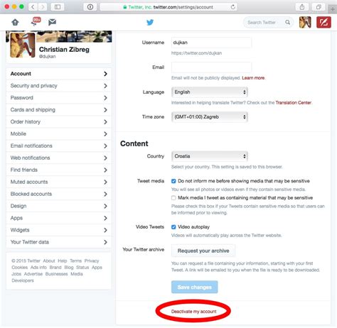 How To Delete Your Twitter Account