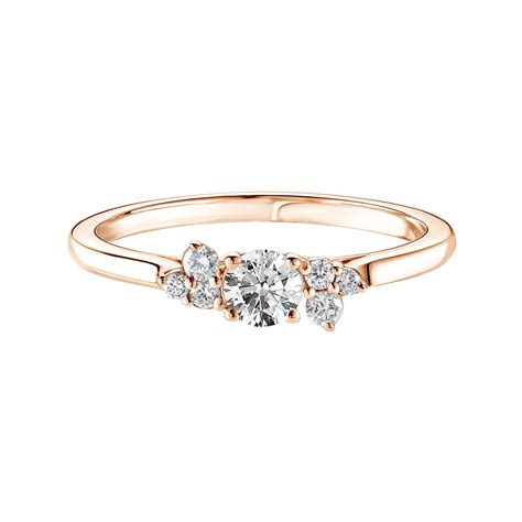 Bague Or Rose Diamant Baby EverBloom Gemmyo