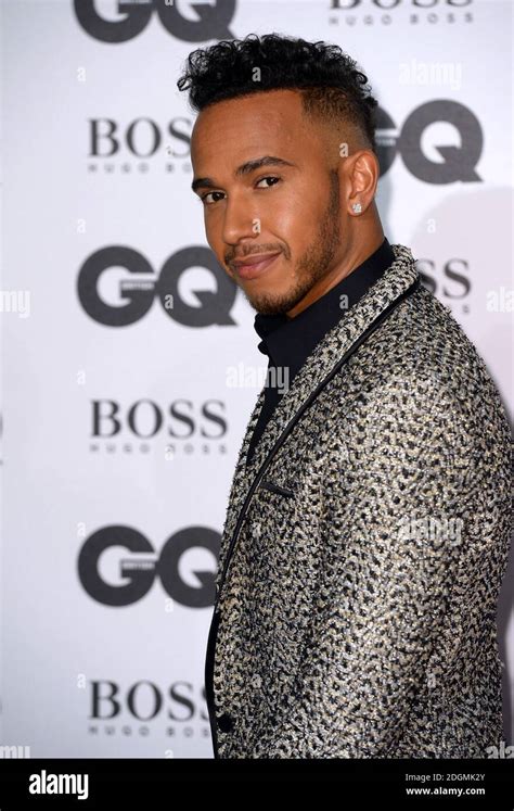 Lewis Hamilton attending the GQ Men of the Year Awards 2016 at the Tate ...