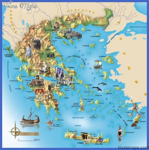 Athens Map Tourist Attractions - ToursMaps.com