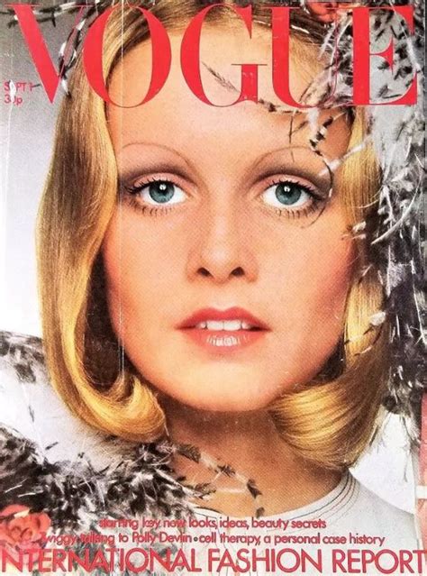 560 Twiggy September 1972 1159 British Vogue Covers History Of