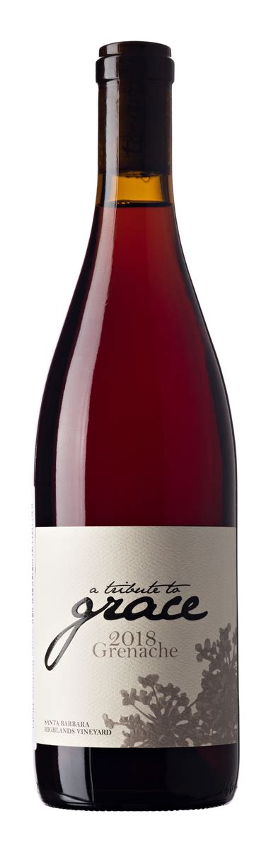 A Tribute To Grace Santa Barbara Highlands Grenache 2018 Vinmonopolet