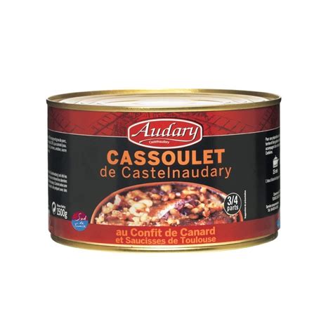 Cassoulet De Castelnaudary Au Confit De Canard Avec Son Plat En Terre Boîte 1500 G Sourire Des