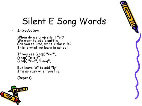 Silent E Spelling Rule Learning the Rules Ask