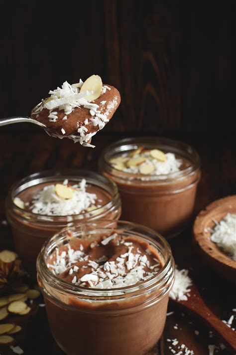 Chocolate Almond Avocado Pudding Recipe Simply So Healthy