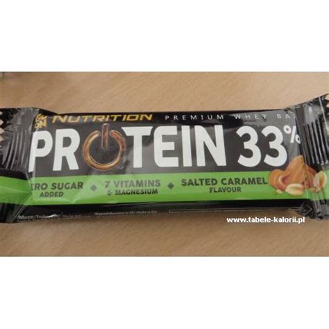 Ile Kcal Ma Baton Protein 33 Premium Whey Bar Solony Karmel Go On