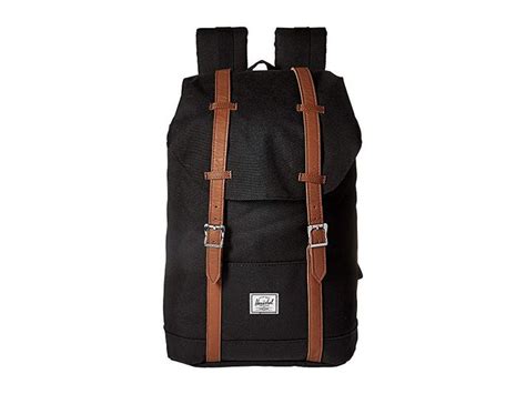 Herschel Supply Co Retreat Mid Volume Backpack Bags Black Tan