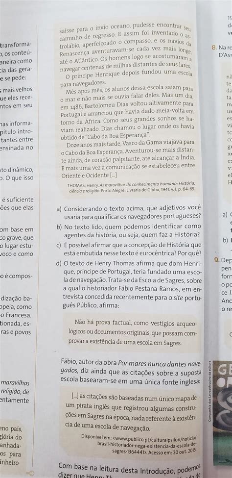 O Que é Um Trecho De Um Texto - 9