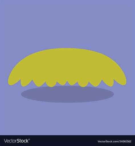 Mustache Green 13 Royalty Free Vector Image Vectorstock