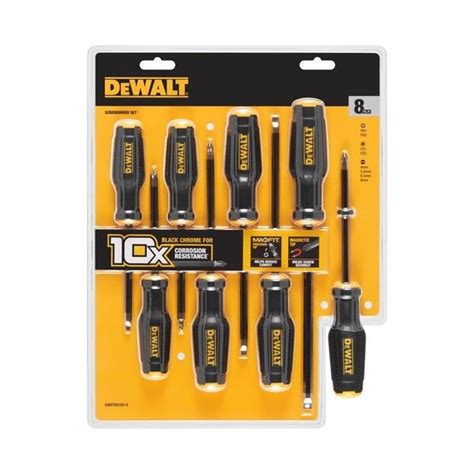 Stanley Dewalt Toughseries Demolition Screwdriver Set 8 Pc Dwht65102 Zoro