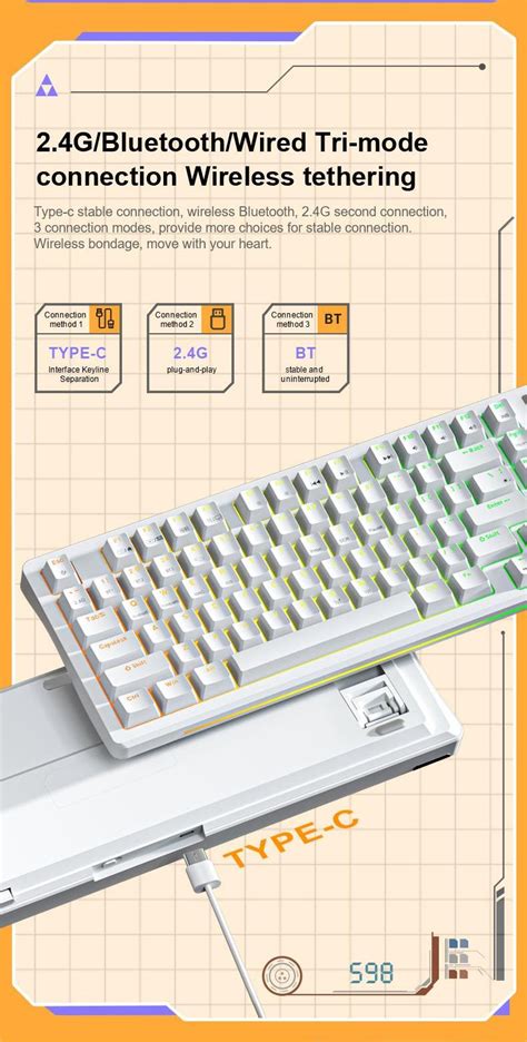 Aula S Mechanical Gaming Keyboard With Knob Hot Swap Custom Gasket Usb Bluetooth G Tri