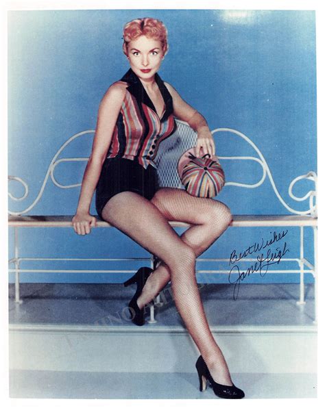 Janet Leigh Autograph Glamour Photograph Tamino