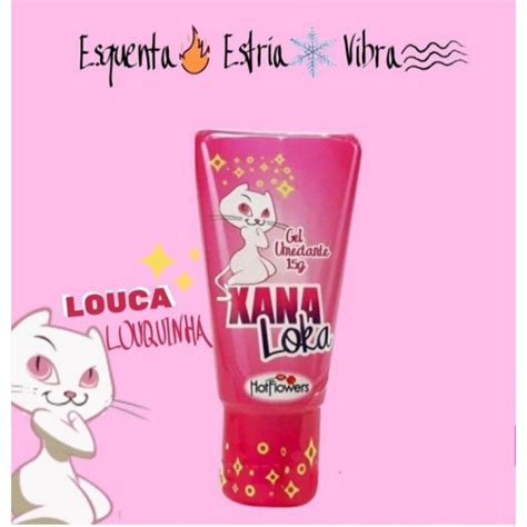 Xana Loka Gel Excitante Feminino 15g Hot Flowers Sex Shop Lubrificante