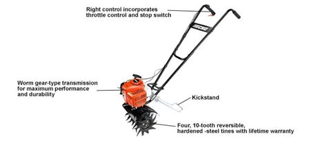 Echo Tc 210 Tiller Cultivator Echo Usa Tiller Kickstand Echo