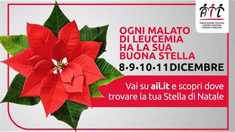 L 8 9 10 11 Dicembre Tornano Le Stelle Di Natale Dell AIL YouTube