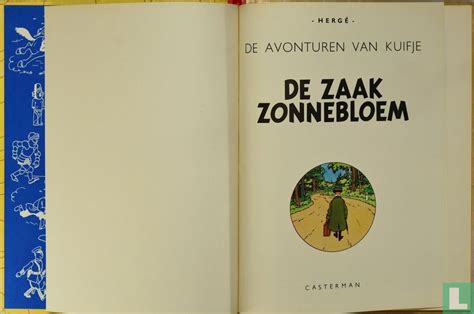 De Zaak Zonnebloem 17 21 1 HC 1957 Kuifje LastDodo