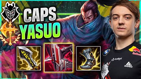 CAPS IS INSANE WITH YASUO TOP G2 Caps Plays Yasuo TOP Vs Camille