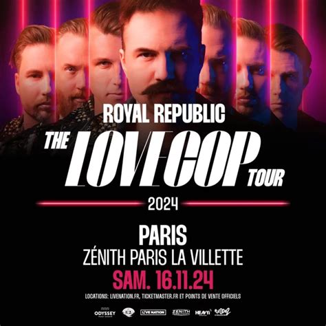 Concert Royal Republic Paris Billets Prix Et R Servations