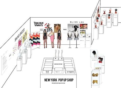 New York Pop Up Shop Layout | Pop up shop, Pop up store, Pop up