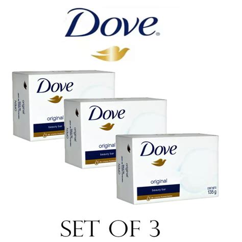 Set Of 3 Dove Original Beauty Bar Moisturising Milk 135g Lazada Ph