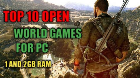 Top Open World Pc Games For Gb Ram Youtube