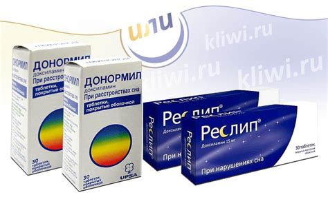 Реслип или Донормил? — Сравнение аналогов