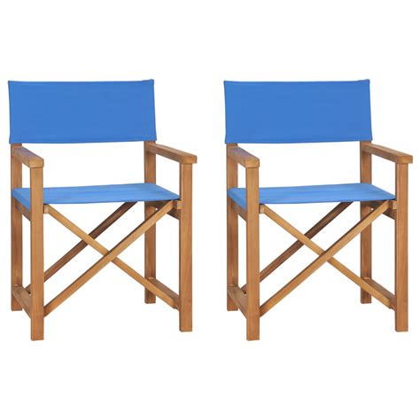 Maison Exclusive Chaises de metteur en scène pliantes lot de 2 Bois