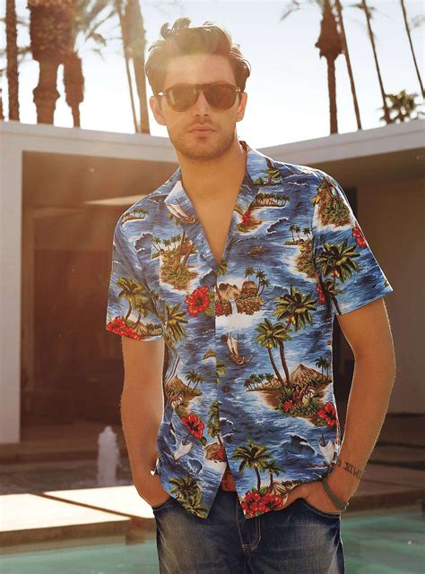 Genuine Hawaiian Shirt Shirt Outfit Men Shirt Outfit Women Shirts