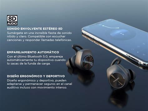 Auriculares Inalambricos Gadnic In Ear Sh Deportivos Bluetooth